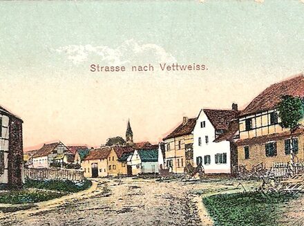 Froitzheim, Strasse nach Vettweiß ca. 1900